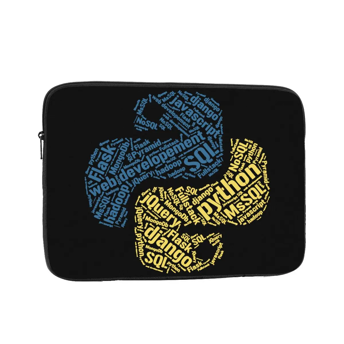 Laptop Notebook Bag Case Python Programmer Tablet Sleeve Computer Developer Coder Coding 12&quot 13&quot 15&quot 17&quot Shockproof