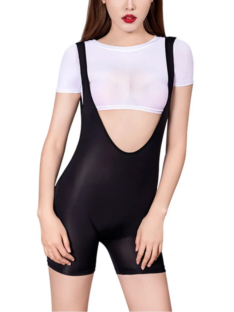 Женский кружевной комбидресс прозрачный облегающий из двух частей в Корейском