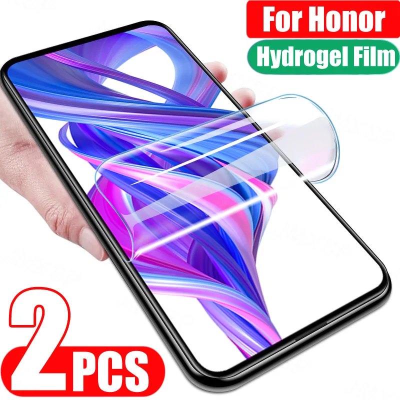 

2Pcs Hydrogel Film For Huawei Honor 9X 8X 7X Pro Lite Screen Protector For Honor 9A 9C 9S 8A 8C 8S 7A 7C 7S Play 9i Screen Film