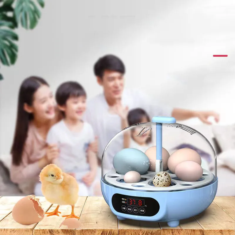4/6 Egg Incubator Chicken Fully Small Automatic Smart 21Day Fast Hatchery Machine Quail Bird Brooder Farm Animal Supplies Tray |