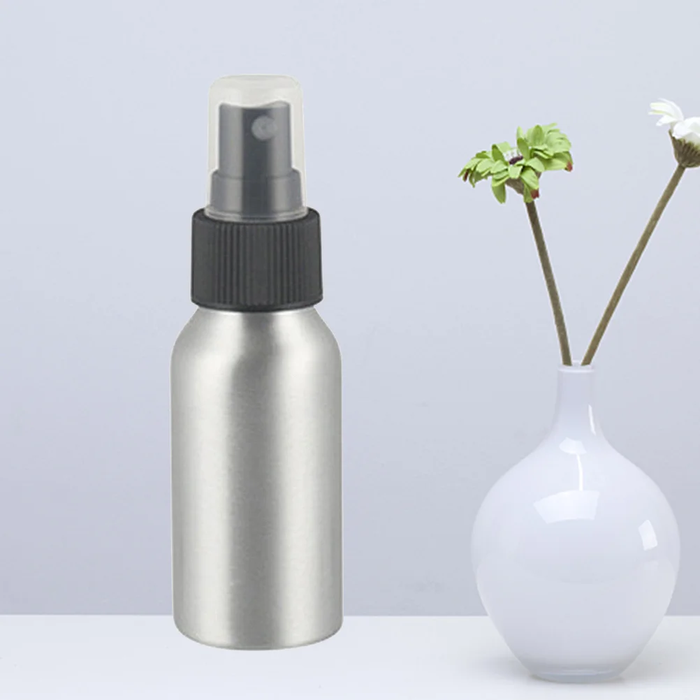 

50ml Aluminum Fine Mist Spray Bottles Metal Empty Refillable Fine Mist Atomiser Travel Bottles for Essential Oils Cleaning