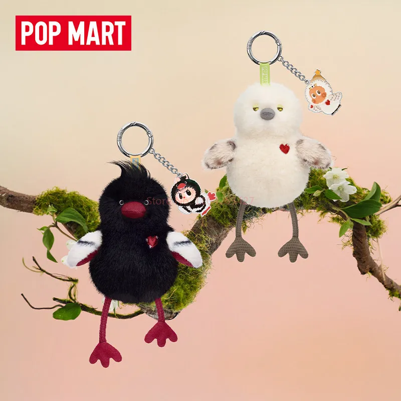 Фото Оригинальный POPMART: Серия Dear Birds, ароматизированная коробка-сюрприз, брелок-подвеска, декоративная кукла, освежитель воздуха для автомобиля, подарочная игрушка-сюрприз №5