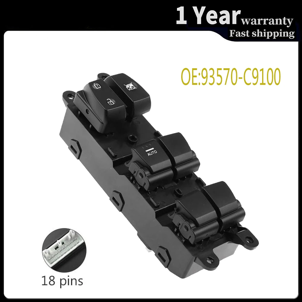 Переключатель Стеклоподъемника для Hyundai IX25 93570-C9100 93570-C9200 Creta