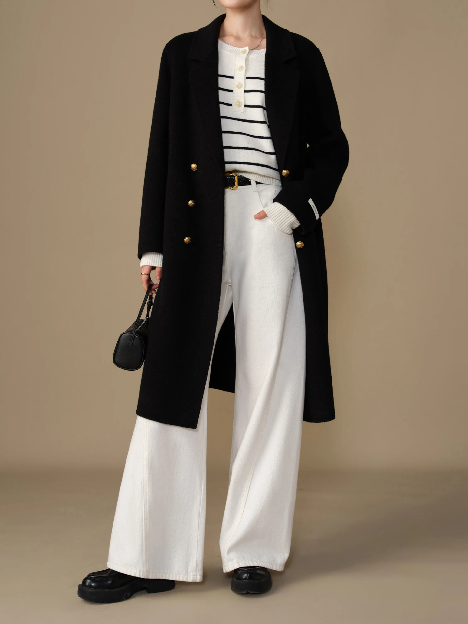 Женское шерстяное пальто DUSHU