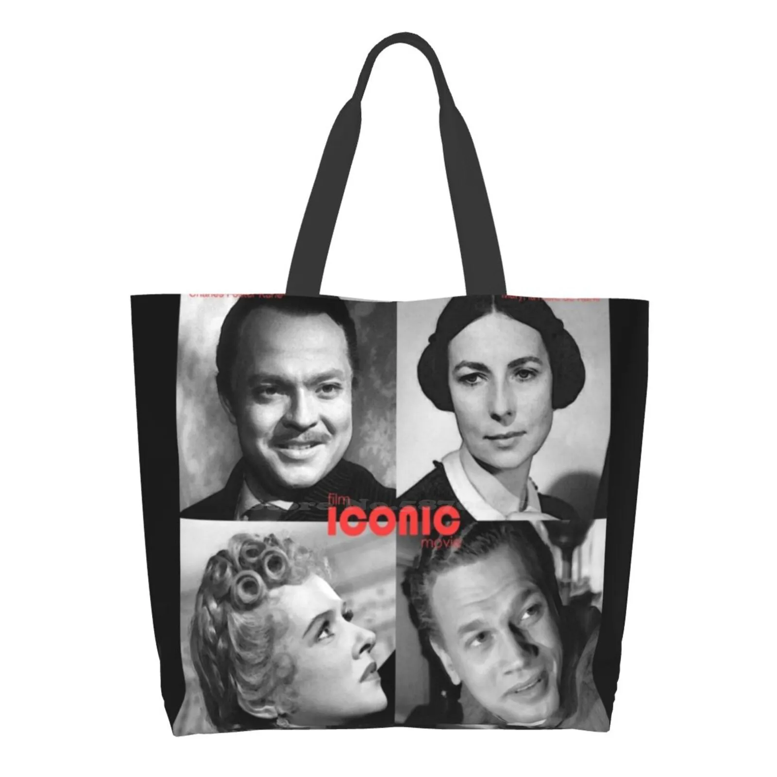 

Film Iconic Movie – Et Blanc Large Size Reusable Foldable Shopping Bag Cinéma Movie Films Hommage Film Orson Welles Foster