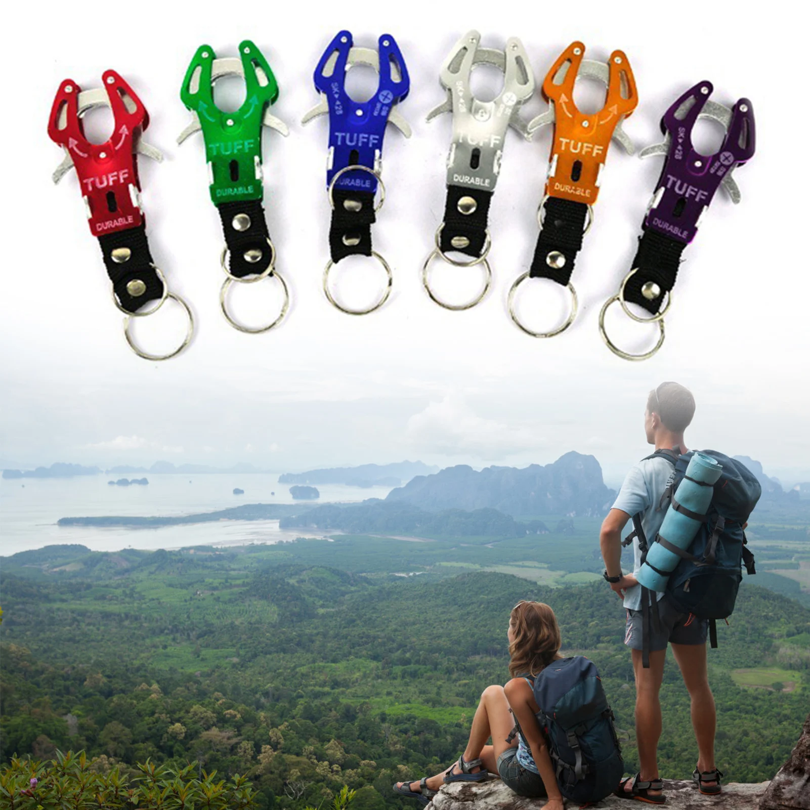 

Locking Carabiner Climbing Climbing Carabiner With Keyring Heavy Duty Large Locking Carabiner Clips For Rock Mountaineer Camping