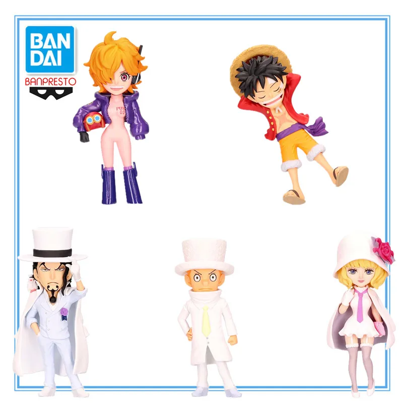 BANDAI оригинальная цельная серия WCF 7 см Роб Люци Луффи Lilith Stussy World Коллекционная