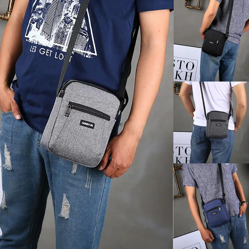 

Men's Travel Bag Messenger Bag Crossbody Shoulder Bags Man Purse Small Sling Pack For Work Business