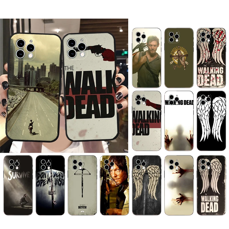 

Phone Case For iphone 14 Pro Max 13 12 11 Pro Max XS XR X 12mini 14 Plus SE The Walking Dead Case Funda