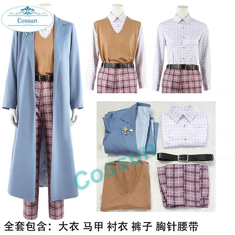 

[Индивидуальный заказ] костюм для косплевечерние Vtuber Nijisanji Luxiem Ike Eveland, одежда для ролевых игр, костюм для женщин и мужчин