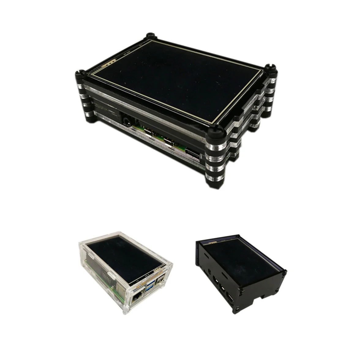 

New 3.5 Inch LCD Touch Screen Display w/ Case Heatsink for Raspberry Pi 4 Model B