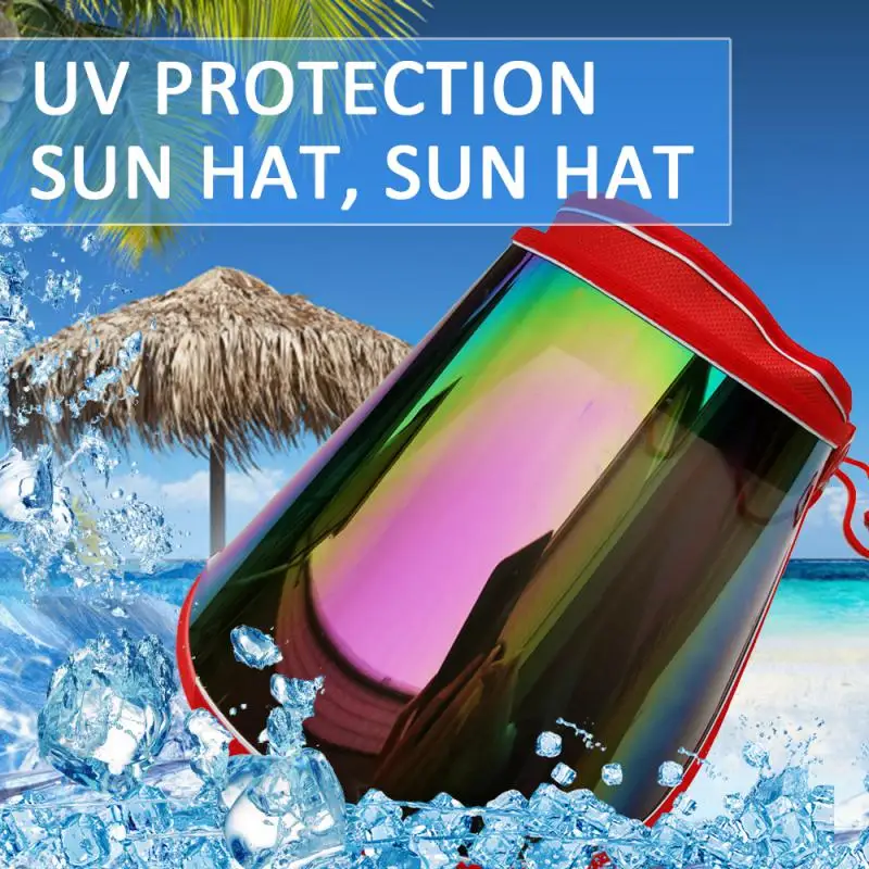 Transparent Empty Top Plastic Sunshade Hat Visor Caps Bicycle Sun Hat Sport