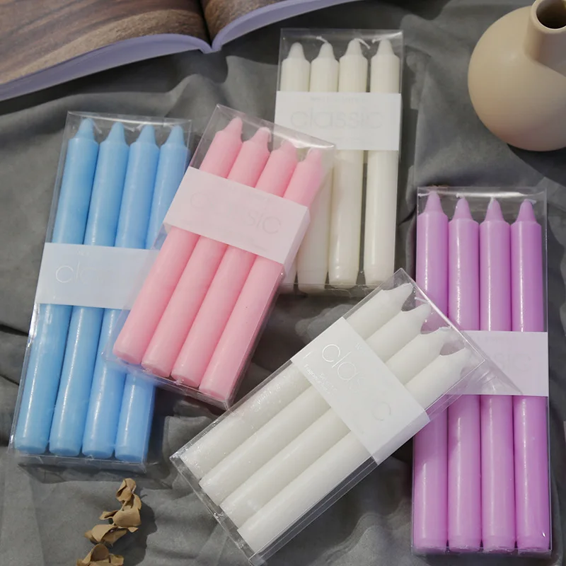 

ClassicClassic Continental Cuisine Smokeless and Tasteless Pole Candle Romantic Wedding Birthday Party Blessing Long Brush Holde