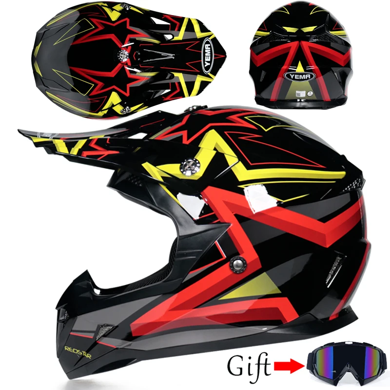 

Unisex Motocross Helmet Professional Motorcycle Mountain Racing Full Helmet