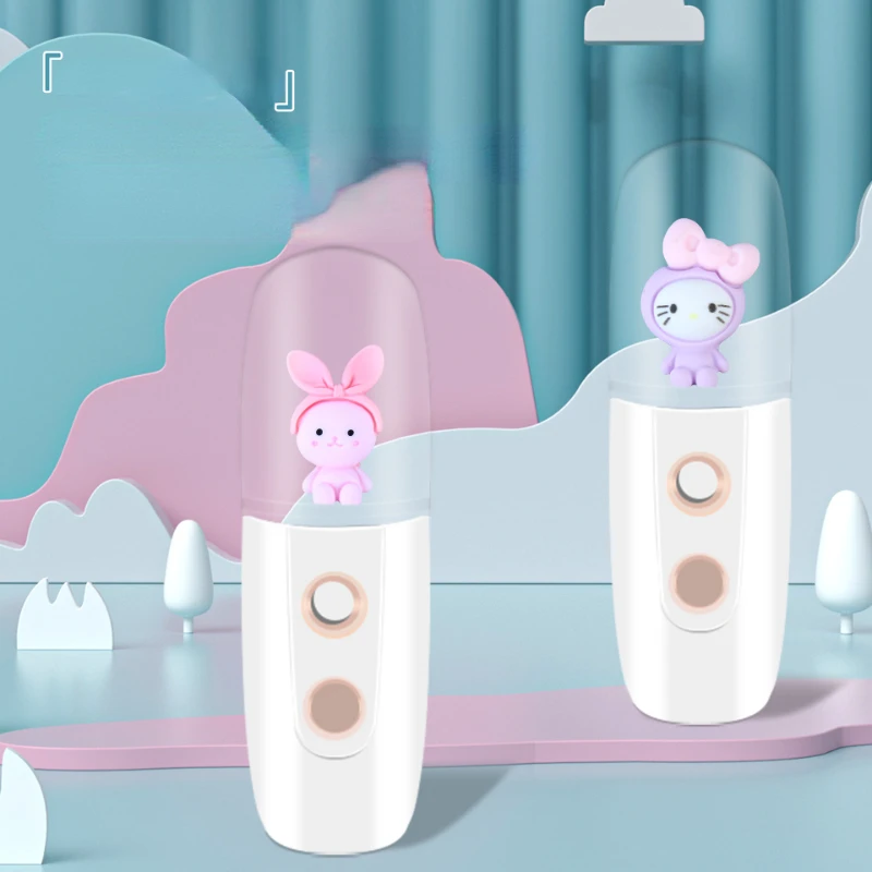 

Kawaii Cute Pet Humidifier Beauty Moisturizing Instrument Face Steaming Instrument Handheld Charging Replenishment Apparatus