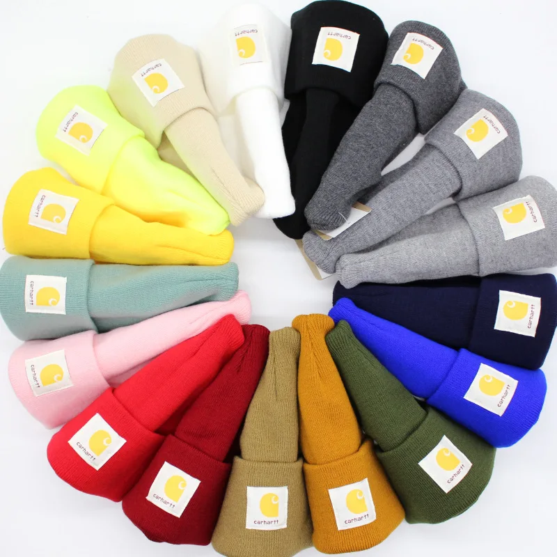 

Multicolor Spot European and American Tooling Wool Hat Men's Tide Brand Cold Hat Warm Knitted Hat Student Couple Hat Style