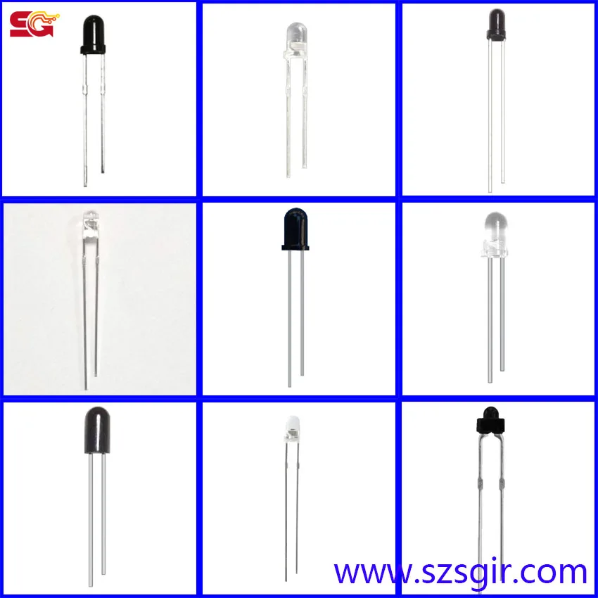 10 шт. круглая линза фототранзистор NPN фотодатчик светочувствительный приемный