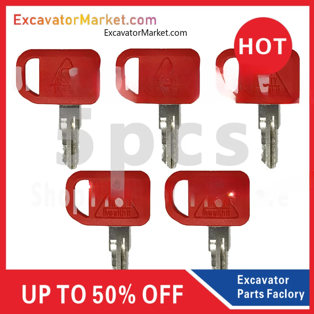 Excavator Parts 20PCS For John Deere Fit Graders Dozers Skid Steer JDR Key AR51481
