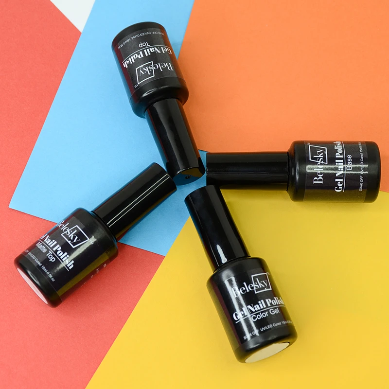 

Гель-лак Belesky для ногтей, разноцветные блестки, все для маникюра