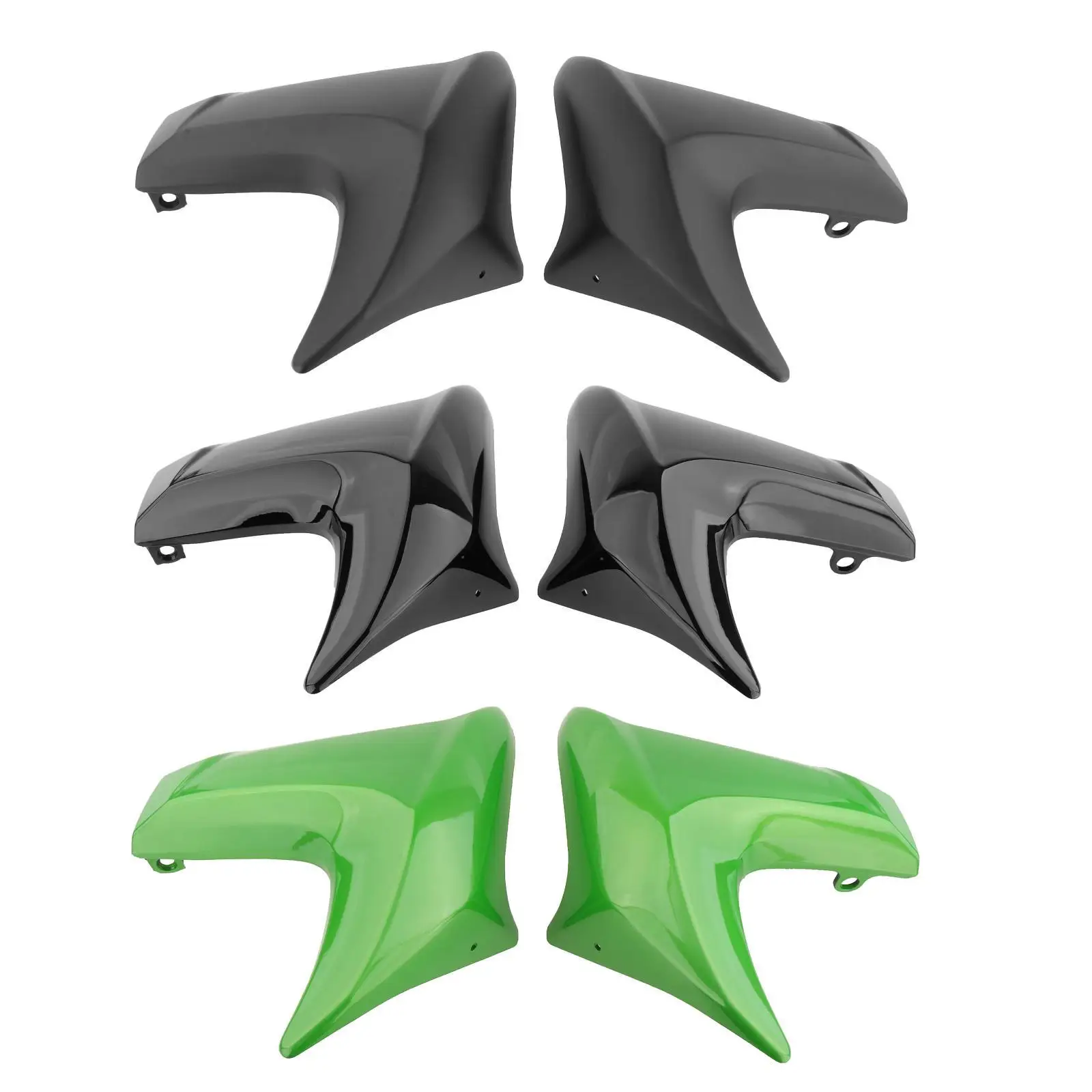 

2Pieces Motorcycle Radiator Cover Fairing Compression Fairings Fits for ER6N ER 6N 2012 Repair Parts