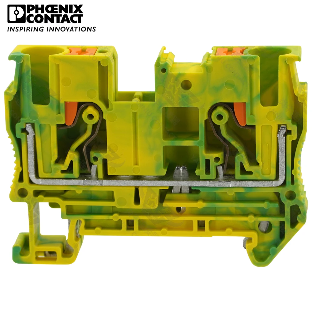 Phoenix Contact Push-in Desing Пружинный тип Din-рейка Бесвинтовые клеммные колодки с питанием
