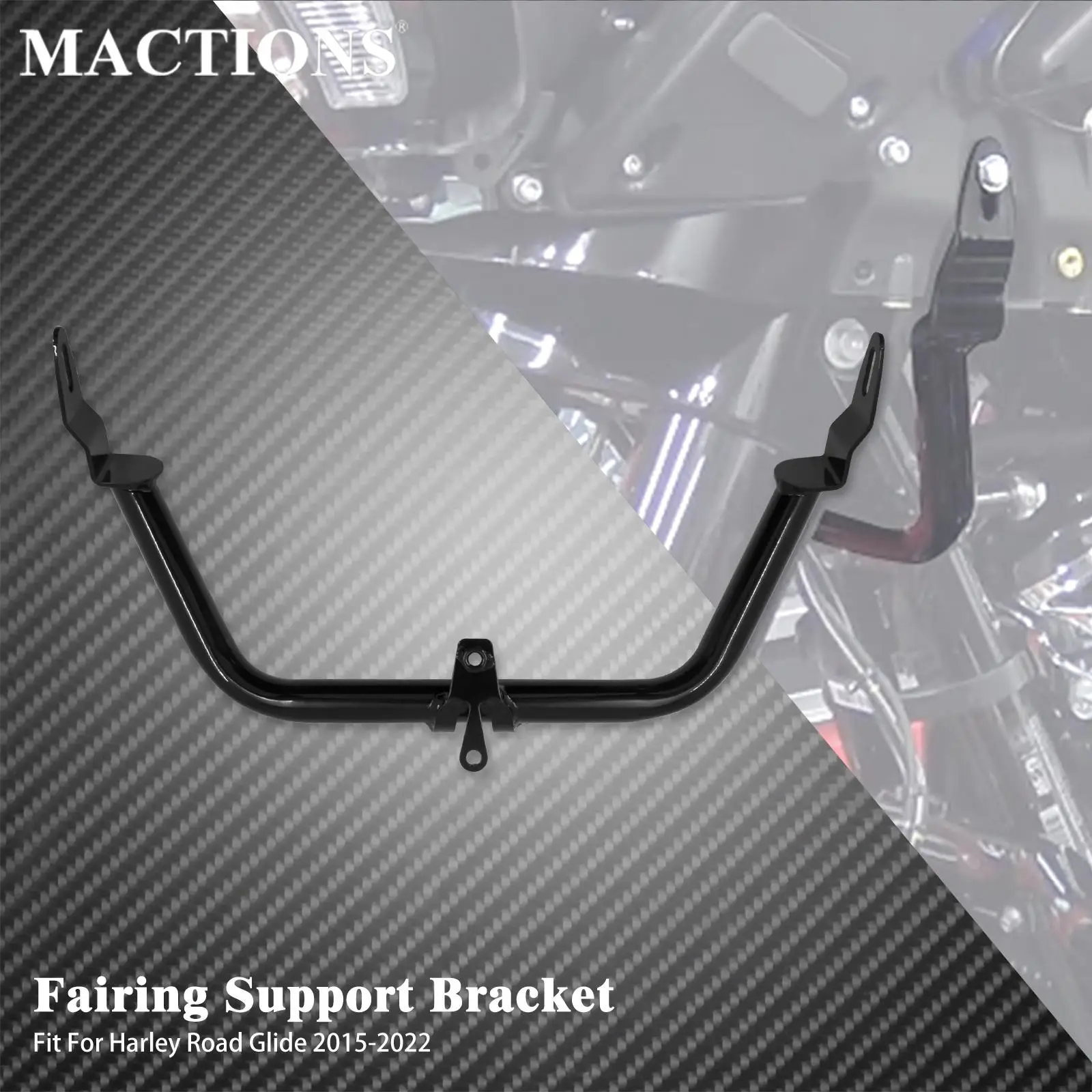 Motorcycle Black Fairing Support Bracket For Harley Touring Road Glide FLTR Limited FLTRK Special FLTRXS Ultra FLTRU 2015-2022