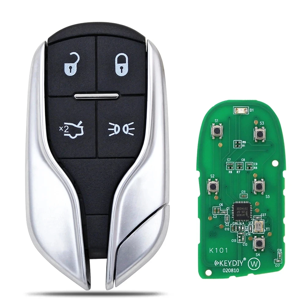 

KEYDIY ZB13 Smart ZB Series KD пульты дистанционного управления автомобильным ключом Smart 4-кнопочные автоаксессуары для программатора KD-X2, инструменты для стиля Maserati