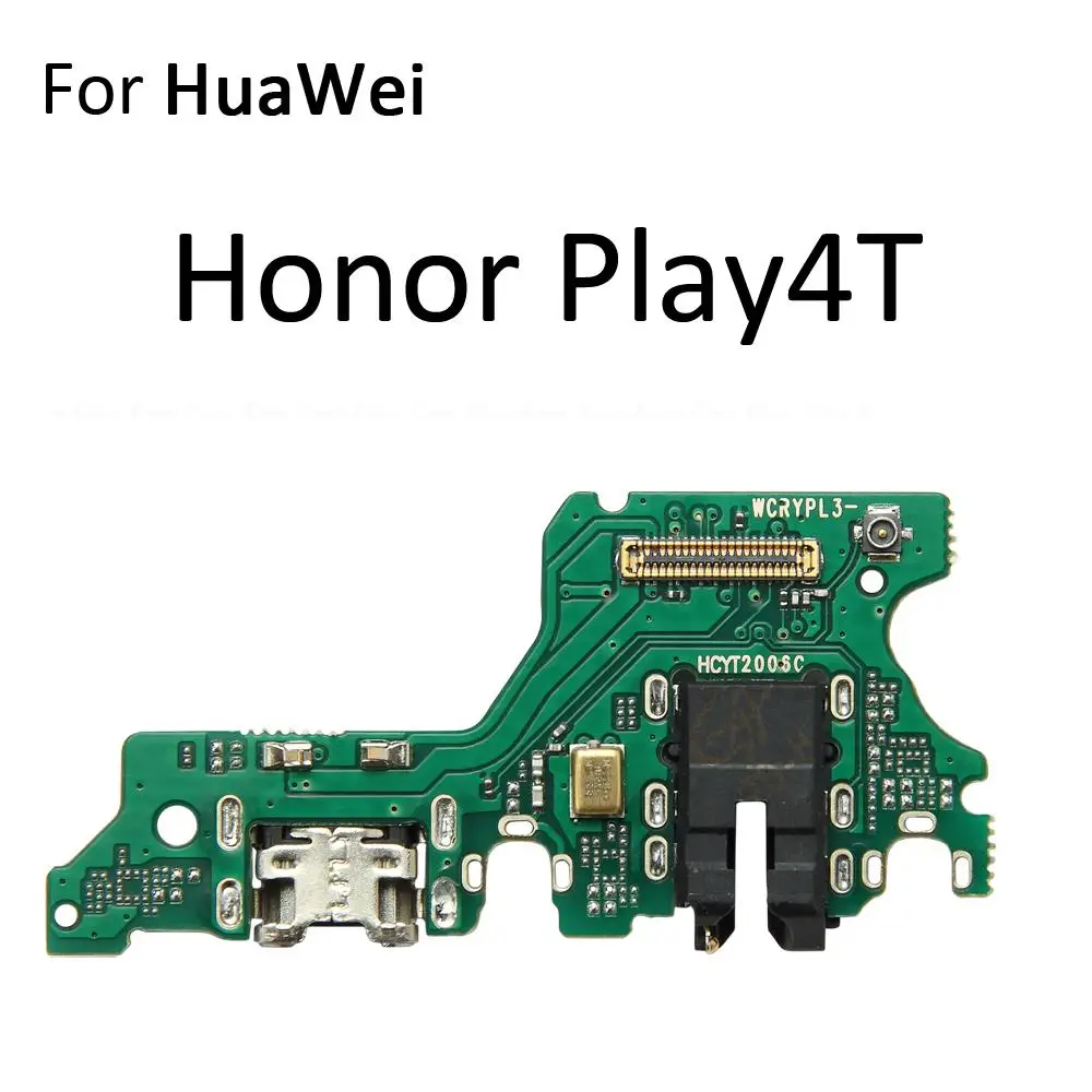 USB-зарядное устройство док-станция с микрофоном гибкий кабель для HuaWei Honor Play4 Play4T