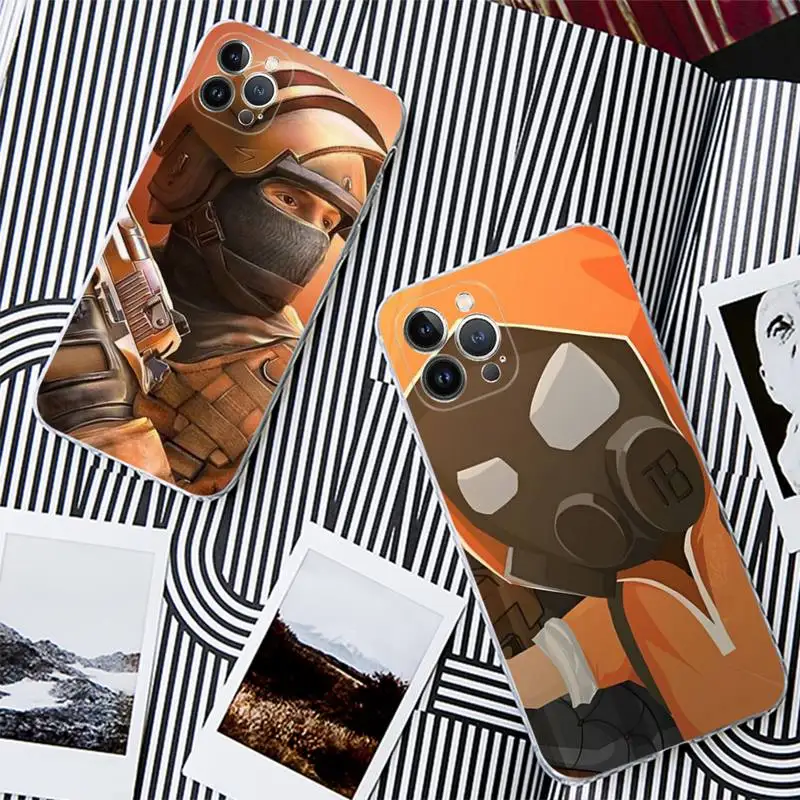 

FHNBLJ Standoff 2 Phone Case For iPhone 13 14 Pro Max XS XR 12 11 Pro 13 Mini 6 7 8 Plus Clear Back Cover Capa