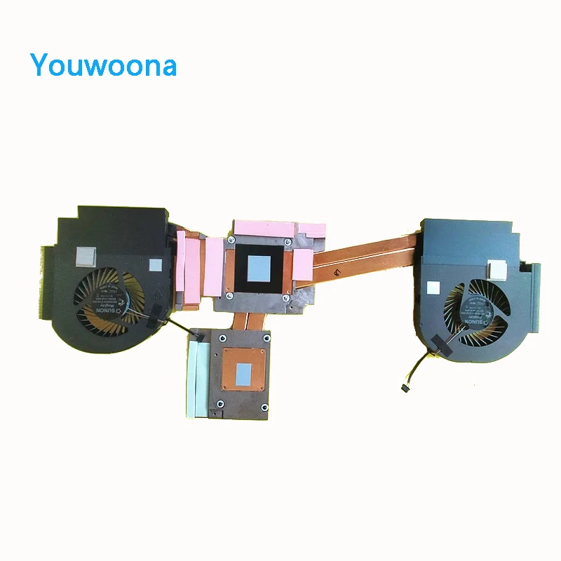 Новый оригинальный вентилятор охлаждения процессора ноутбука с радиатором для DELL Precision M7730 M7740 07JV64 0c7roc