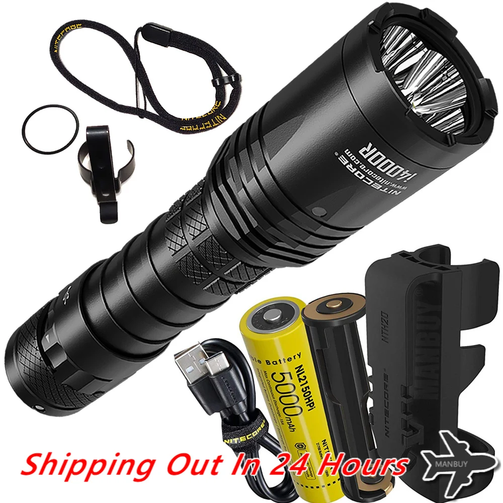 

2022 NITECORE i4000R Intelligent TypeC USB Rechargeable Ultra-Bright Tactical LED Flashlight 4400Lm 21700 Battery Outdoor Torch