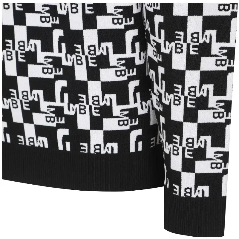 Осень и зима новый мужской вязаный свитер модный приталенный топ пуловер с