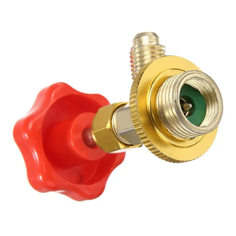 

R-134A Can Canister Opener SAE Self-Sealing Can Tap Brass Refrigerant Dispenser Tool Auto Air Conditioning Refrigerant Can Tap