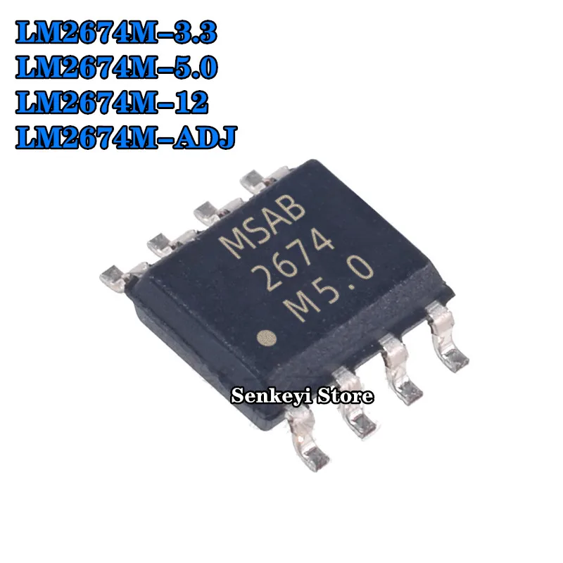 

New original LM2674M-3.3 LM2674M-5.0 LM2674M-12 LM2674M-ADJ SMD SOP8