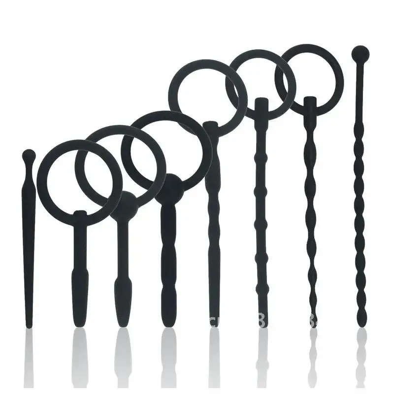 WETIPS Мужской силиконовый уретральный штекер для стимуляции конского глаза