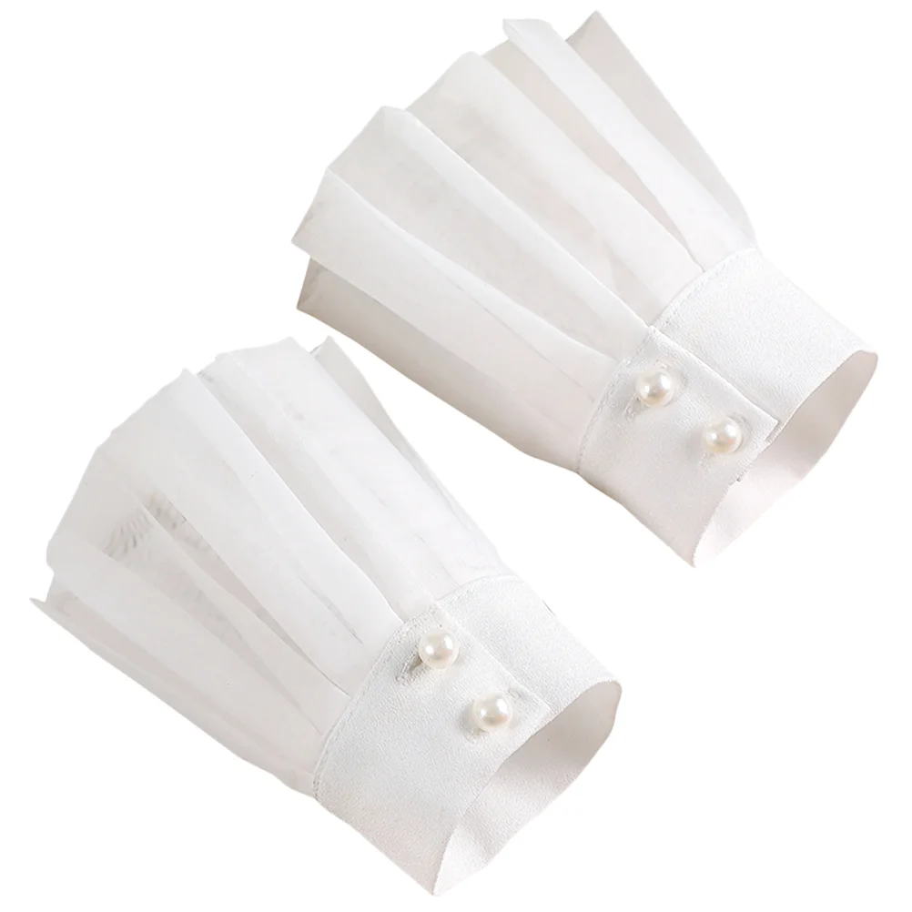 

Halloween Decor Womens Wrist Attachable Sleeves For Dress Chiffon Costume Accessories Cosplay Women's