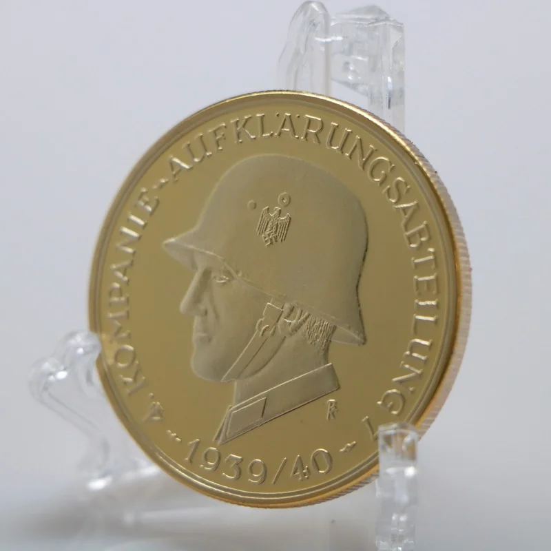 

Коллекция 1939 года, 2 мировая война, немецкий военный солдат, монет, фондан, кларагунсаб, 4 Panzerdiv, соберите монеты, памятные монеты