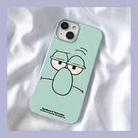 korean funny cartoon half wrapped phone case for iphone 11 13 12 pro max mini 7 8 plus x xr xs max back cover