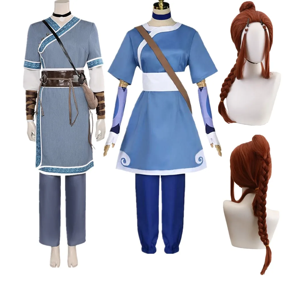 Костюм Катара для косплея по мотивам фильма Аватара Униформа топ штаны браслет