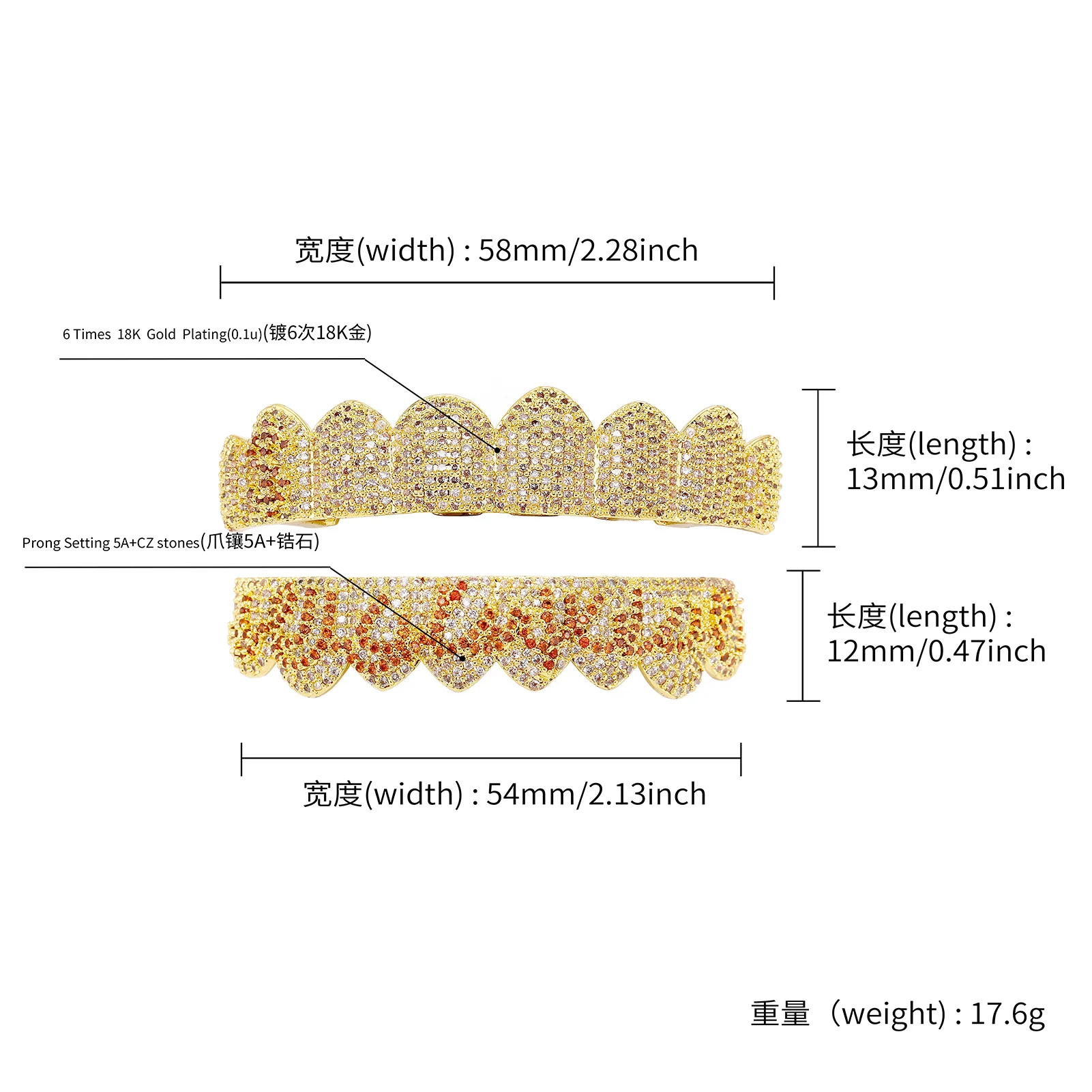 Зубные грилзы TOPGRILLZ Iced Out с узором 88 долларов, инкрустированные фианитами, в стиле хип-хоп, блестящие, с циркониевыми вставками, для женщин и мужчин, ювелирные украшения (art.: 3920da4aebddf) - 3920da4aebddf