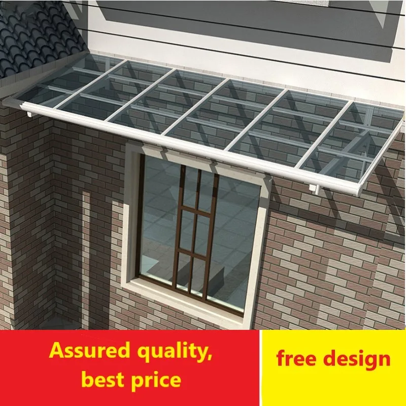 

Aluminum alloy canopy villa balcony shed outdoor awning courtyard rain-proof parking shed home terrace sun shed