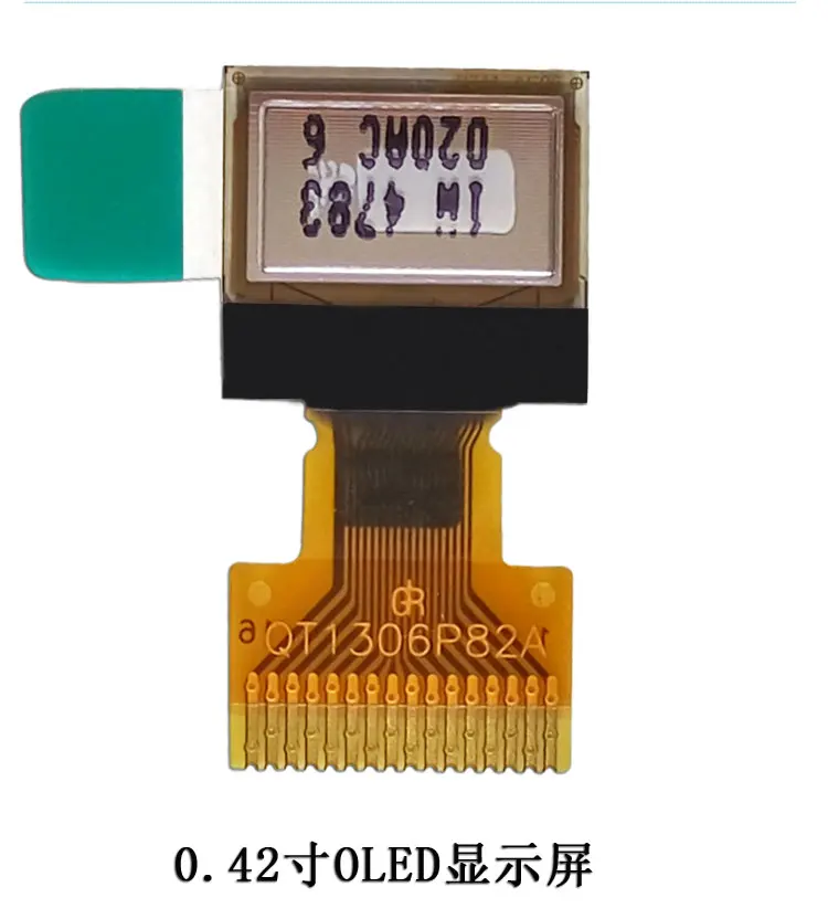 OLED-дисплей 0 42 дюйма 70*40 пикселей VG7240TSWBG0 белый цвет IIC I2C SPI порт 16-контактный