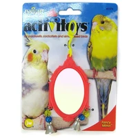 jw insight fancy mirror bird toy assorted