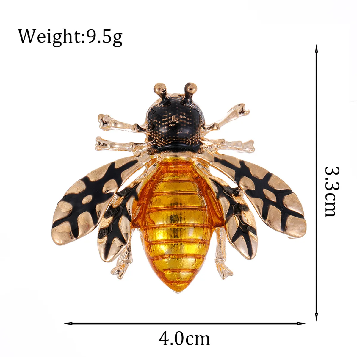 Новинка брошь в виде желтой пчелы модное качество элегантная мужская и женская