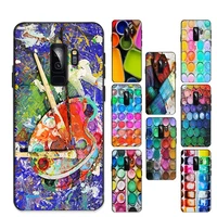 color paint box phone case for samsung s20 lite s21 s10 s9 plus for redmi note8 9pro for huawei y6 cover