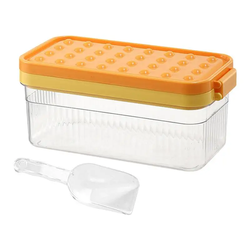 

Форма для льда с крышкой, 32 кубические формы для льда, подносы с контейнером, форма для льда, форма для морозильной камеры, квадратный поднос для льда, охлаждение