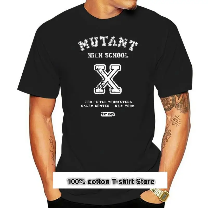 

Camiseta con estampado informal para hombre, camisa de escuela secundaria mutante, nueva, de verano