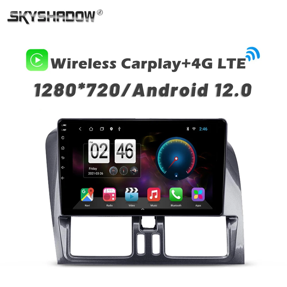 Автомобильный DVD-плеер Canbus 1280*720 360 с камерой 8 ГБ + 128 Android 12 GPS Wi-Fi Bluetooth 5 0 RDS радио для