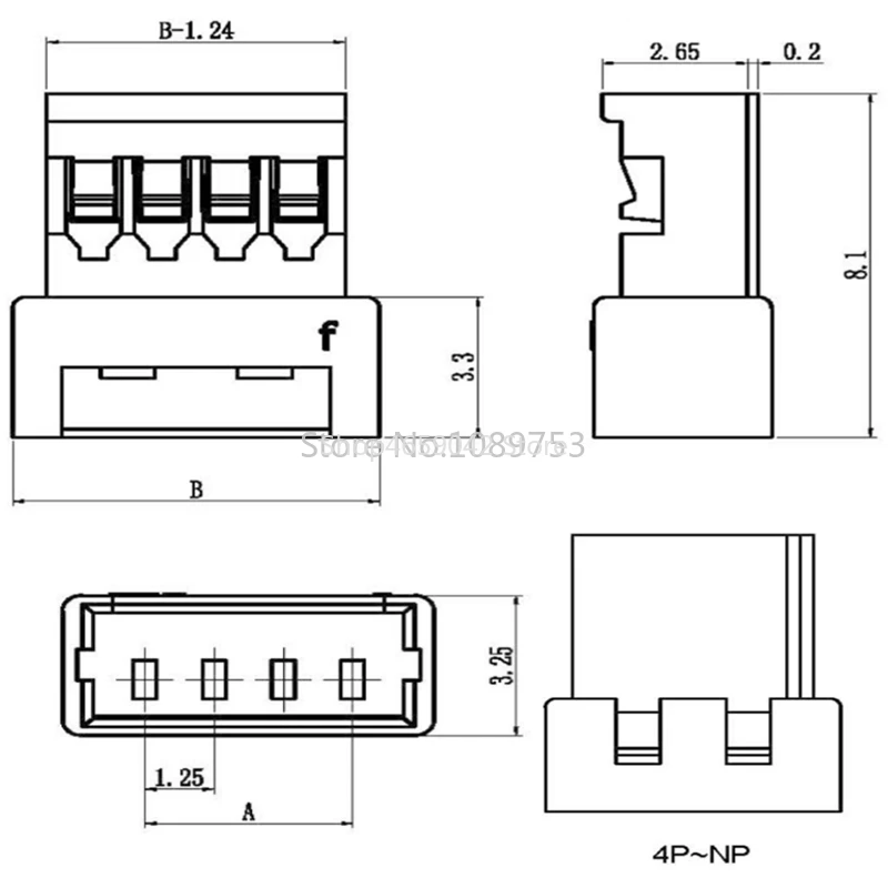 10 комплектов Micro JST 1 25 мм Шаг 2p/3p/4p/5p/6p/Соединительный штекер/гнездо провода +