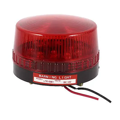 

Промышленный светодиодный стробоскоп постоянного тока 12 В, аварийПредупреждение лампа, красный цвет